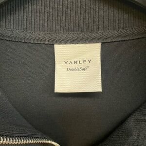 Varley Ribbed Black Zip-Up Jacket
